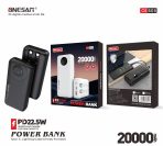 Onesam Powerbank 20000 mAh PD 22.5W usb A + usb C (OS-B05)