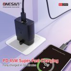 Onesam Super fast charger 45W PD (USB C) (OS-CY17) - Image 3