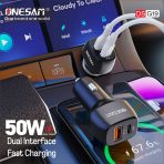 Onesam Car charger 50W PD30W + QC 20W (OS-G19) - Image 3
