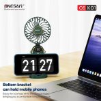 Onesam Portable LED Digital mini fan (OS-K01) - Image 3