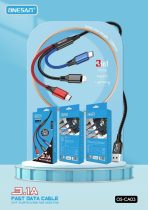 Onesam 3 in 1 data cable (OS-CA03) - Image 2