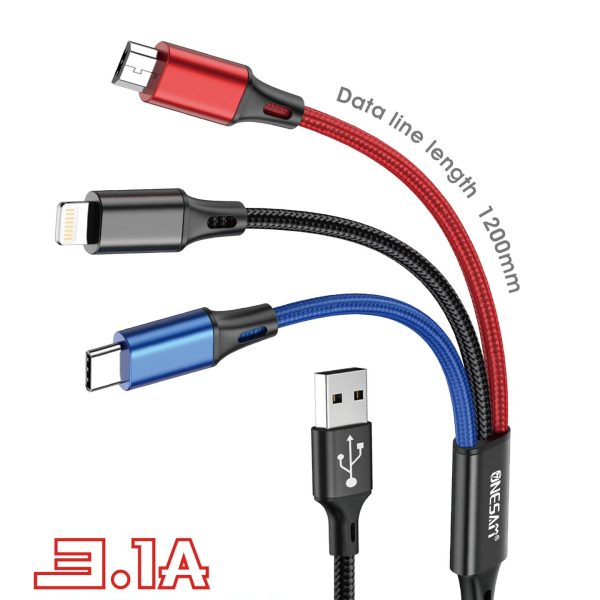 Onesam 3 in 1 data cable (OS-CA03)