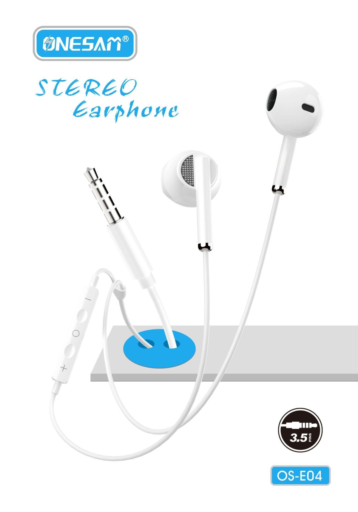 Onesam Stereo Earphones (OS-E04) - Image 1