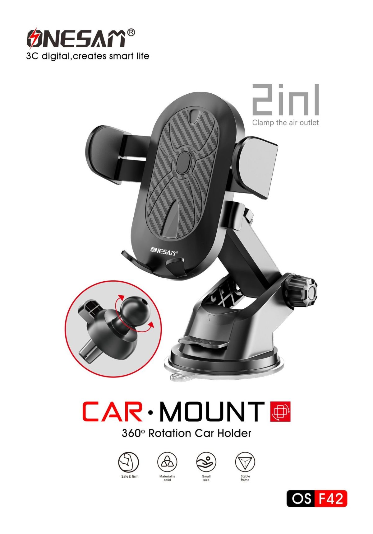Onesam Car Stand (OS-F42) - Image 2