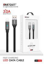 LED Data cable Lightening Cable (OS-V02)