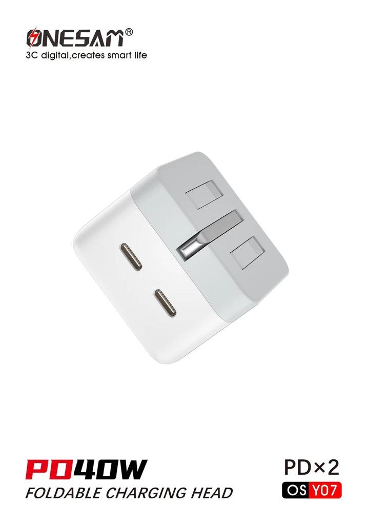 OSY07-1.jpg Onesam 20W Power Adaptor (0SY07) With or W/O Iphone cable - Image 4