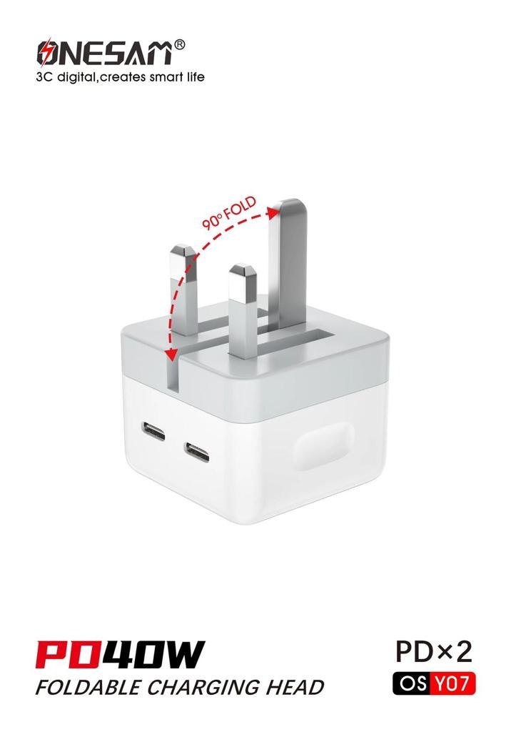 OSY07-3.jpg Onesam 20W Power Adaptor (0SY07) With or W/O Iphone cable - Image 3