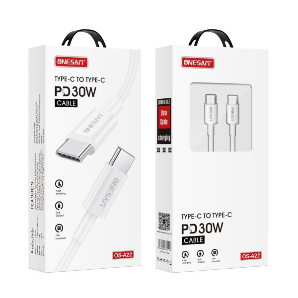 Onesam PD 30W Type c to Type c (OS-A22)