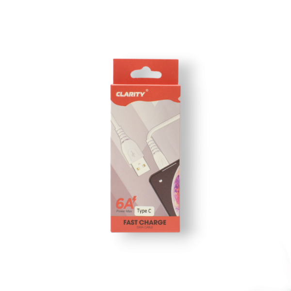 Clarity 6A Fast charging cable Type C (DCD-9977)