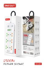 Onesam Extension board 6 sockets 4 USB and type c (OS-U07) - Image 2