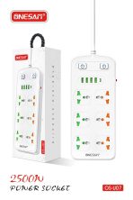 Onesam Extension board 6 sockets 4 USB and type c (OS-U07)