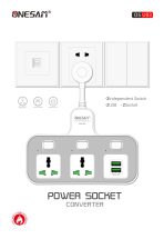 Onesam Power socket 2USB + 2 Electric -3000W (OS-U03) - Image 4