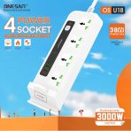 Onesam 4 Power socket 2USB-3PD-3USB (OS-U18) - Image 2